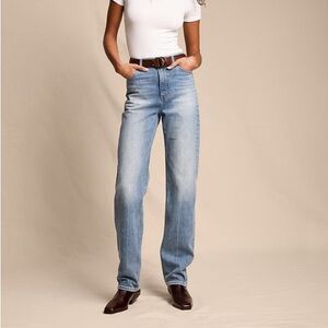 Banana Republic High-Rise 90S Straight Jean (Light Wash)